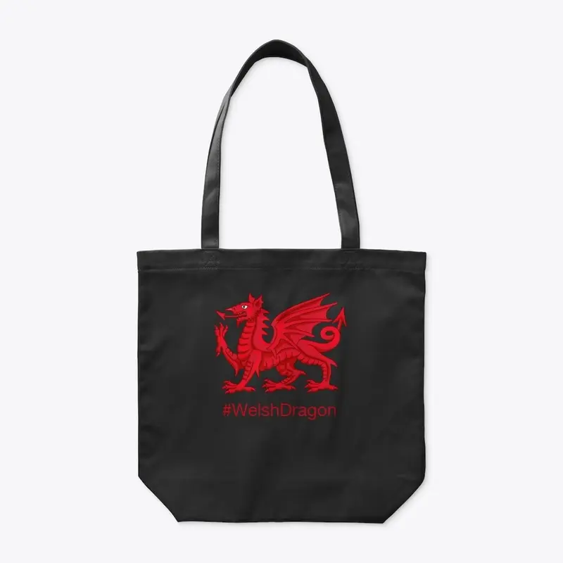 Welsh Dragon Tote Bags - #WelshDragon