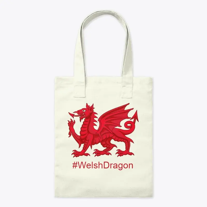 Welsh Dragon Tote Bags - #WelshDragon